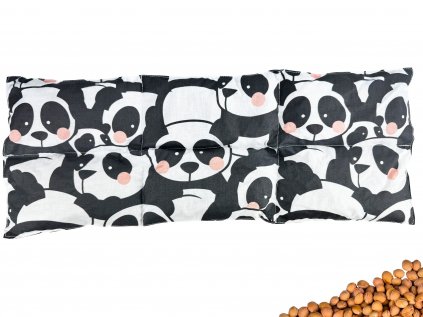 Třešňový polštářek 50x20 cm Panda
