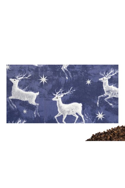 Nahřívací polštářek bederní s pohankovými slupkami 50x20 cm Magical Deers