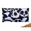 Nahřívací polštářek s třešňovými peckami 30x15 cm Panda