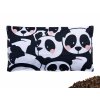 Nahřívací polštářek bederní s pohankovými slupkami 50x20 cm Panda