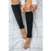 Pletené návleky na nohy VFstyle 40 cm černé