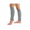 Pletené návleky na nohy VFstyle 40 cm světle šedé