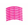 Dětská skládací obruč Hula hoop 66 cm růžová