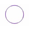 Fitness foam Hula hoop obruč VFstyle 90 cm fialovo-šedá