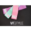 Sada 3 ks textilních posilovacích gum VFstyle barevná