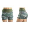 Dámské sportovní mini kraťasy Camo zelené
