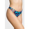 Spodní díl plavek tanga Kaylie leopard modré