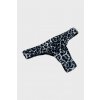 Spodní díl plavek tanga Lylah leopard šedé