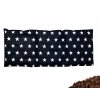 Nahřívací polštářek bederní s pohankovými slupkami 50x20 cm Stars černé