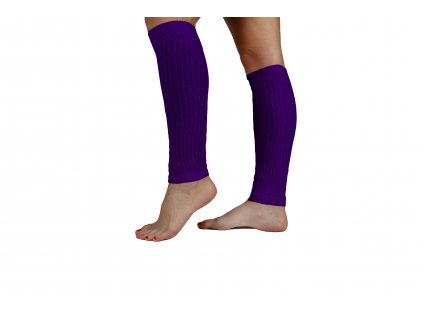Návleky na nohy VFstyle 35 cm tmavě fialové