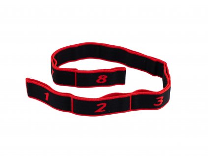 Gymnastická posilovací guma VFstyle červeno-černá