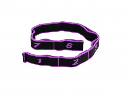 Gymnastická posilovací guma VFstyle fialovo-černá