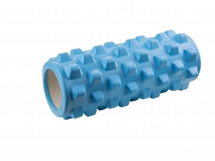 Masážní válec foam roller plus 33x14 cm VFstyle modrý