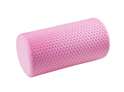 Masážní válec yoga foam roller 30x15 cm VFstyle růžový