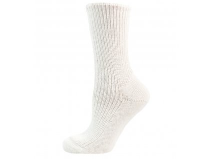 Teplé ponožky SIBIŘ bílé