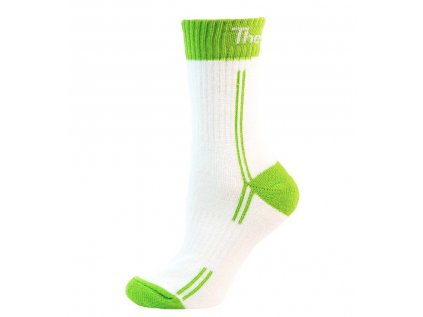 Thermo ponožky HIGH zeleno-bílé