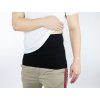 Pánský fleecový ledvinový pás Comfort, černý