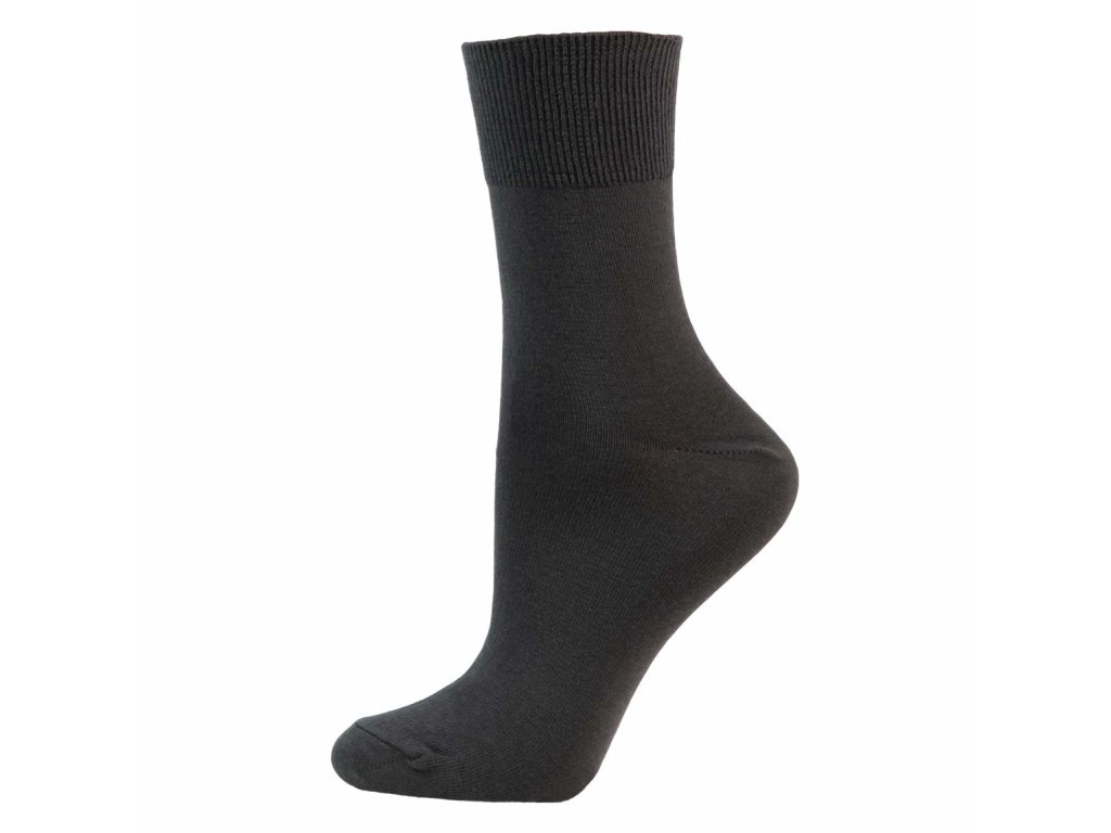 Dámske ponožky HIGH tmavo sivé