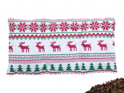 Pohankový polštářek 30x15 cm Christmas