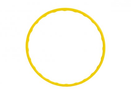 Detská skladacia obruč Hula hoop 66 cm žltá