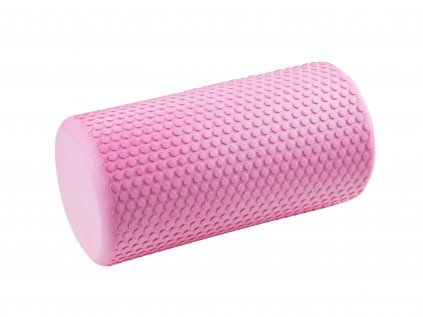 Masážny valec yoga foam roller 30x15 cm VFstyle ružový