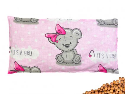 Nahrievací vankúšik s čerešňovými kôstkami 30x15 cm Bears