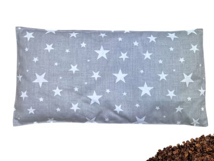Pohankový polštářek 30x15 cm Stars