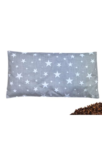 Pohankový polštářek 30x15 cm Stars