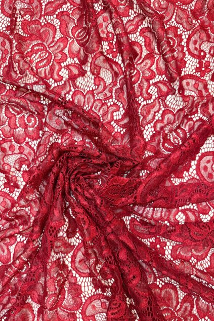 Krajka elastická bordó