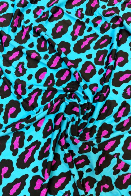 Plavkovina leopard tyrkysová
