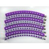 Fitness foam Hula hoop obruč VFstyle 90 cm fialovo-sivá