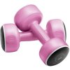 Jednoručné činky 2 x 1 kg, ružové