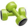 Jednoručné činky 2 x 3 kg, zelené