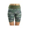 Dámske športové šortky Camo zelené