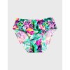 Spodný diel plaviek s vysokým pásom Gabriella neónové lístočky