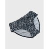 Spodný diel plaviek s vysokým pásom Gabriella leopard sivé