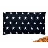 Nahrievací vankúšik s čerešňovými kôstkami 30x15 cm Stars čierne