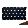 Pohankový polštářek 30x15 cm Stars černé