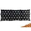 Nahrievací vankúšik s čerešňovými kôstkami 50x20 cm Stars čierne