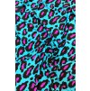 Plavkovina leopard tyrkysová