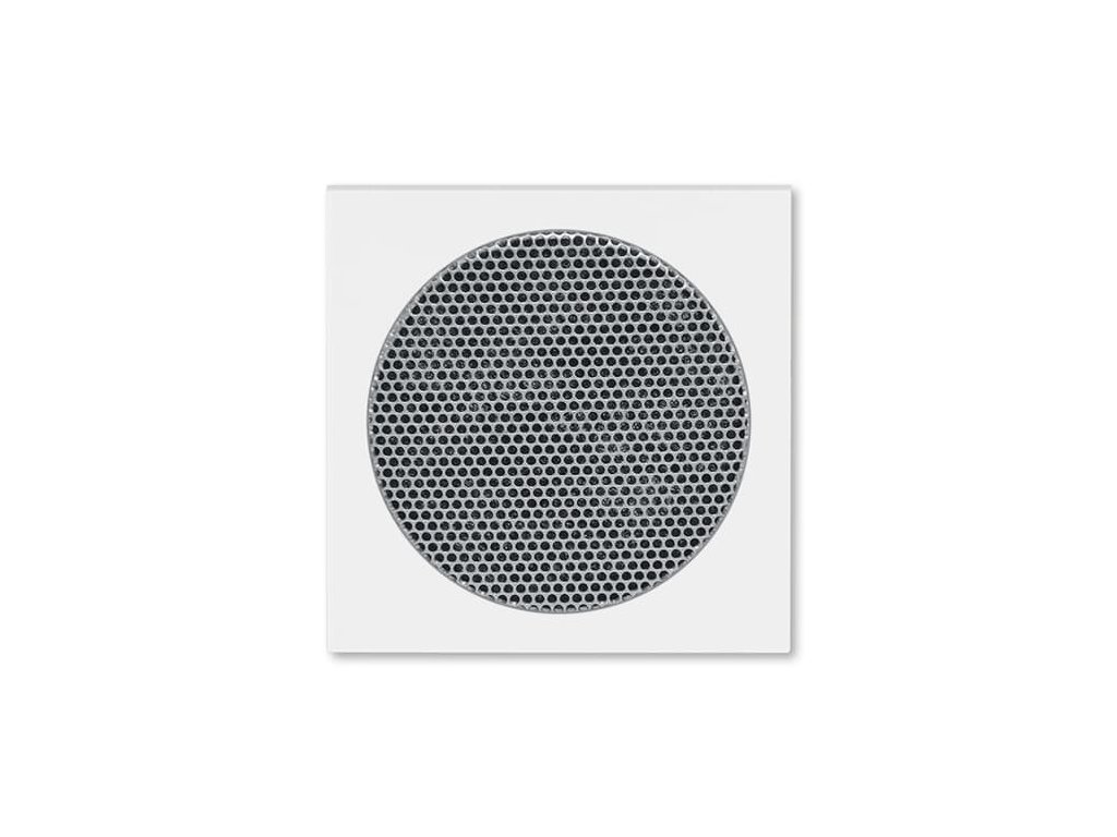 Kryt pro reproduktor AudioWorld, s kulatou mřížkou (rozměr 55x55 mm); bílá; 5016H-A00075 03