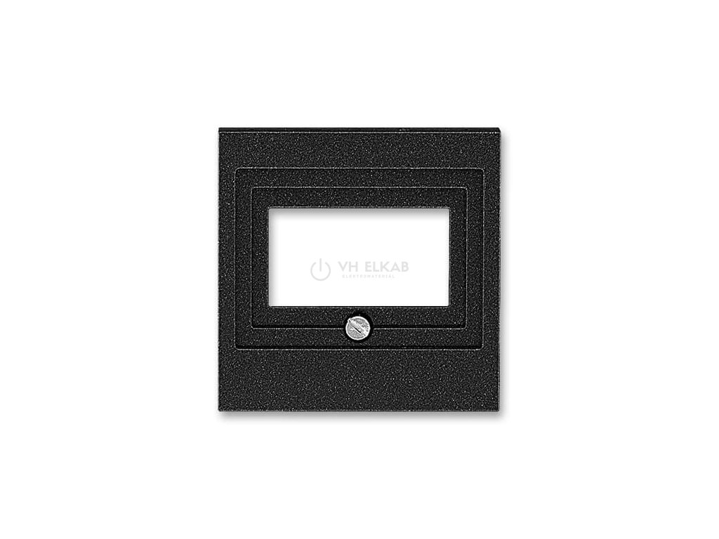 Kryt zásuvky reproduktorové, komunikační přímé nebo přístroje USB; onyx; 5014H-A00040 63