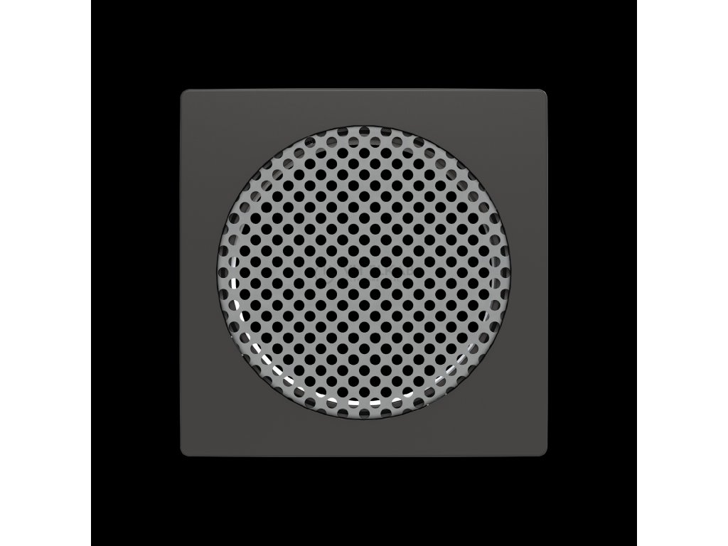 Kryt pro reproduktor AudioWorld, s kulatou mřížkou; Zoni®, matná černá; 5016T-A00075 237