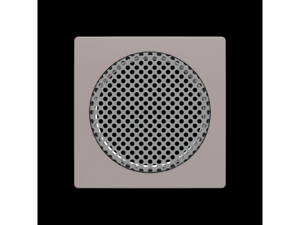 Kryt pro reproduktor AudioWorld, s kulatou mřížkou; Zoni®, greige; 5016T-A00075 244