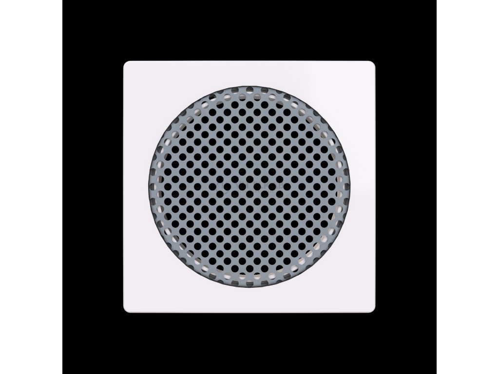 Kryt pro reproduktor AudioWorld, s kulatou mřížkou; Zoni®, bílá; 5016T-A00075 500