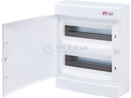 1163 rozvadec na omitku eti ect36po 36 mod 3 rady ip40 plna dvirka plast