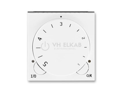 Termostat univerzální s otočným nastavením teploty (ovl. jednotka); bílá/bílá; 3292H-A10101 03