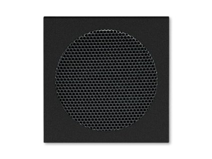 Kryt pro reproduktor AudioWorld, s kulatou mřížkou (rozměr 55x55 mm); onyx; 5016H-A00075 63