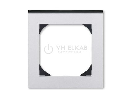 Rámeček jednonásobný s otvorem 55x55; titanová/kouř. černá; 3901H-A05510 70