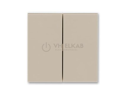 Kryt spínače kolébkového dělený; macchiato/bílá; 3559H-A00652 18
